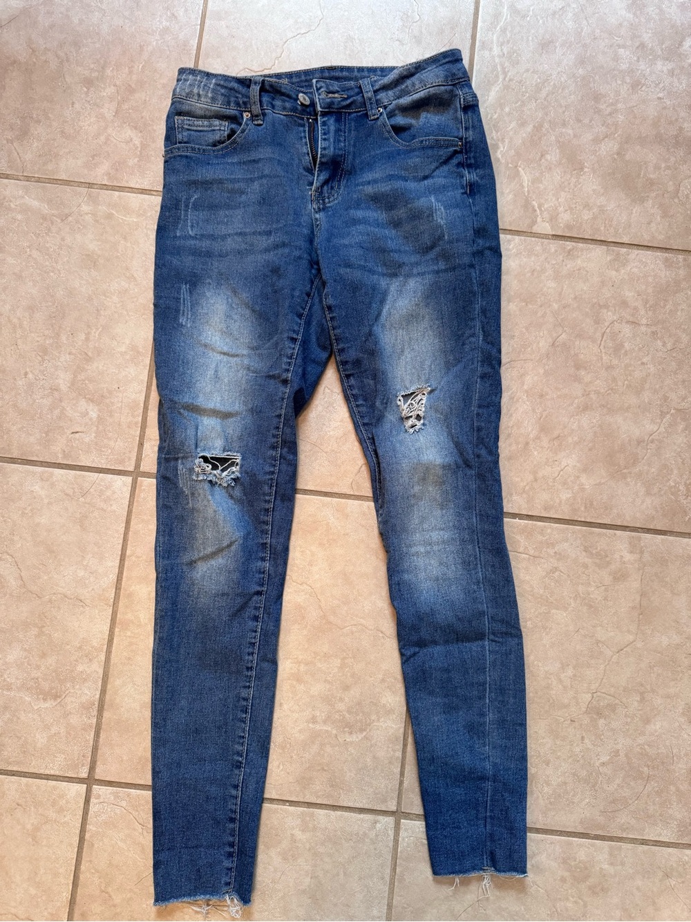 Lot of 3 pairs - Classic High-Waist Blue Skinny Jeans - Women